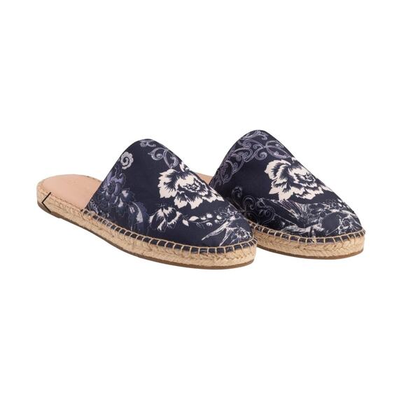 NIB! Johnny Was Olivia Floral Bloom Mule Slip On Espadrille - Size 9 - Picture 1 of 13